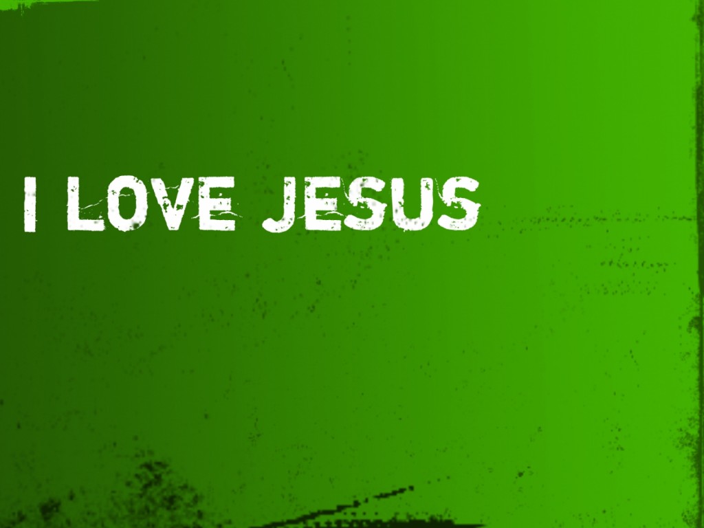 Papel de parede I Love Jesus para download gratuito. Use no computador pc, mac, macbook, celular, smartphone, iPhone, onde quiser!