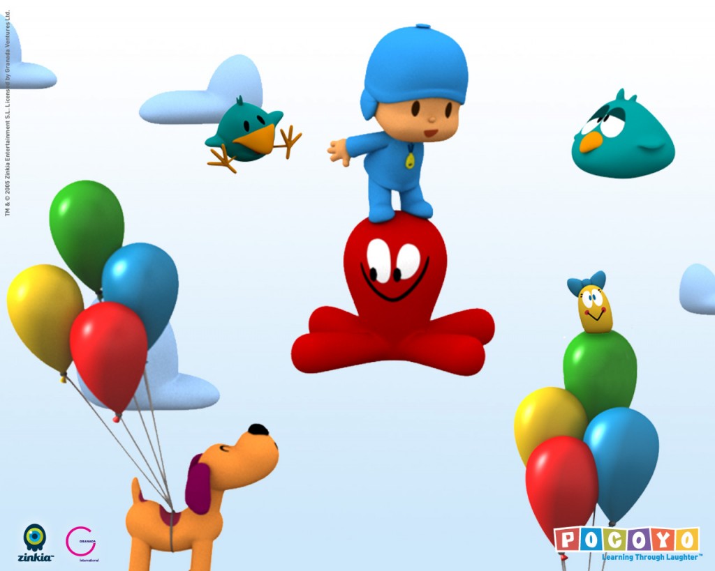 Papel de parede Pocoyo – Balões para download gratuito. Use no computador pc, mac, macbook, celular, smartphone, iPhone, onde quiser!