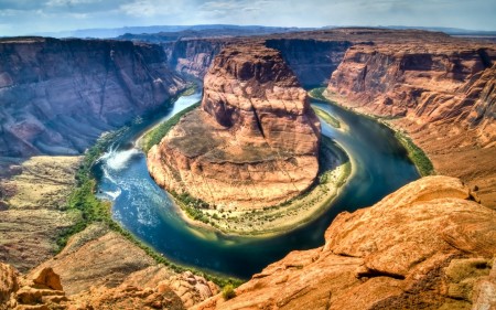 Papel de parede Marca de Ferradura – Grand Canyon, EUA para download gratuito. Use no computador pc, mac, macbook, celular, smartphone, iPhone, onde quiser!